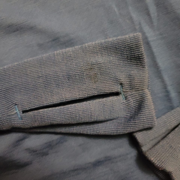 Lululemon Fireplace Jersey Merino Wool Long Sleeve Bleaming Blue W3690S Size 8 - Picture 8 of 12